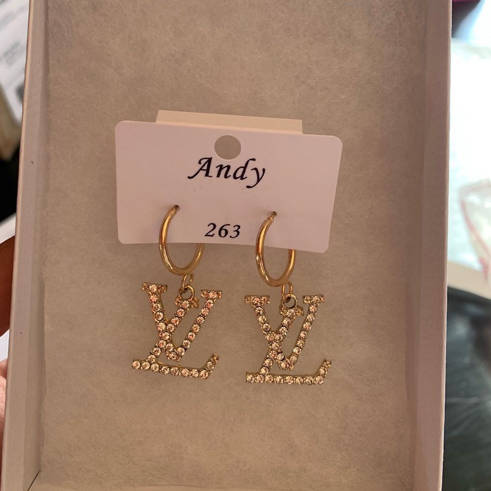rhinestone earrings